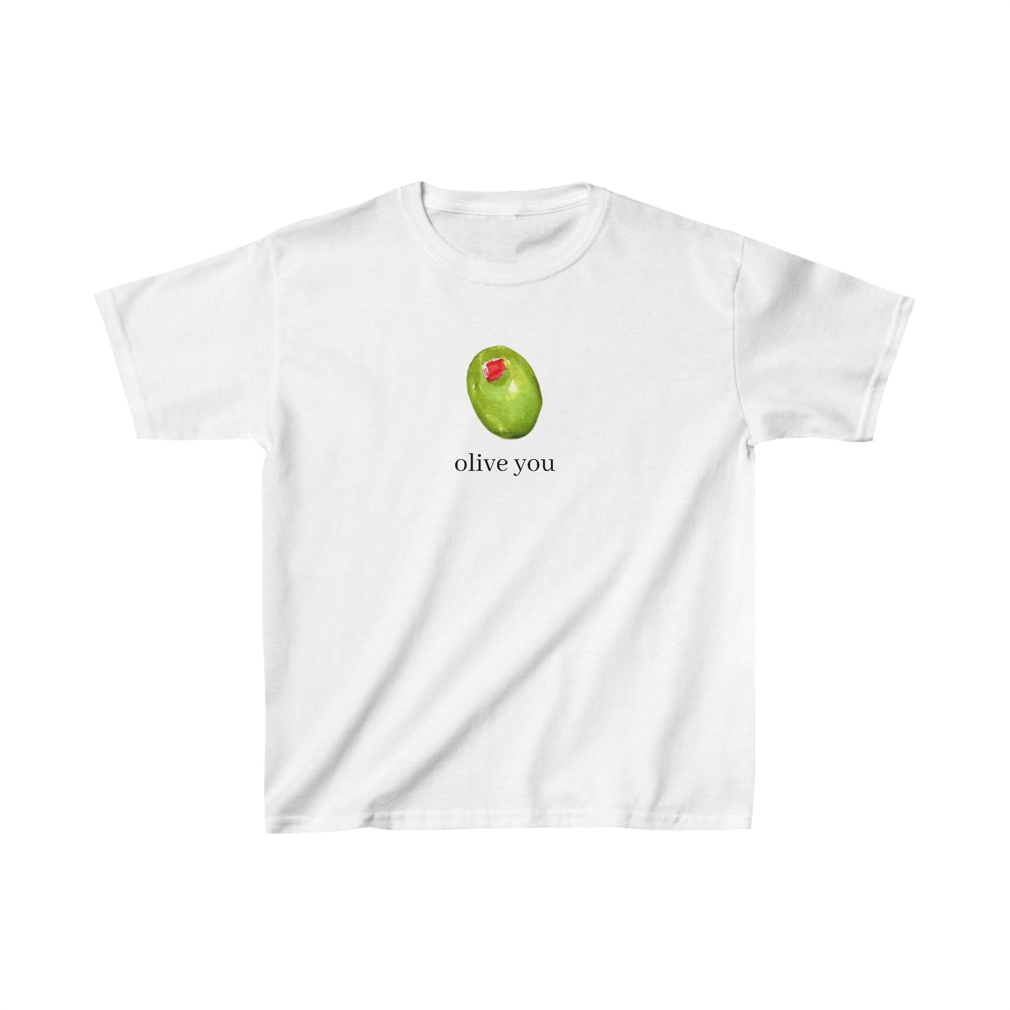 Olive You Cotton Baby Tee - Love Letters Collection